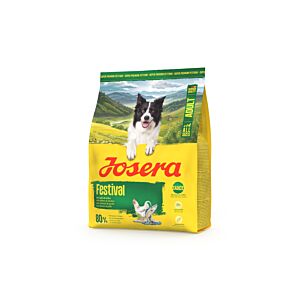 Josera Adult Festival 900 g Packung – Trockenfutter mit Soßenpulver für erwachsene Hunde