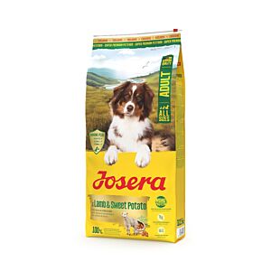 Josera Adult Lamb & Sweet Potato 12,5 kg Packung – Trockenfutter für ausgewachsene Hunde mit Lamm und Süßkartoffel