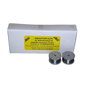 Packung Beli Drahspulen für Rebenbindegeräte, Beli Bindedraht-Spulen 0,4 mm und 0,45 mm im 10er- oder 20er-Pack – verzinkter Spezialdraht für Windlagen und starken Behang