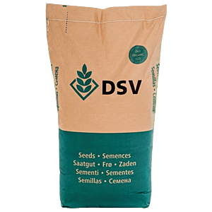 DSV Hühnerauslauf Organic Öko 10kg Sack, für Hühner, widerstandsfähige Grasmischung, verdichtet löchrige Böden gut ab