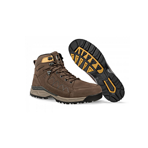 Wanderschuh/Trekkingschuh Höfen CTX Mid braun/gelb