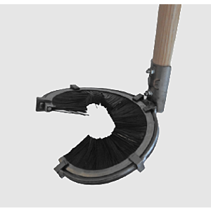 HaBi Schrubb Stockputzer klein ohne Stiel zum rückenschonenden Entfernen von Rebschossern und alter Rinde, mit dichten Borsten und ergonomischem Design
