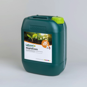 Lebosol HeptaEisen, 10 Liter grüner Kanister, Spurennährstoff-Düngerlösung, Eisenchlorosen können vermieden werden