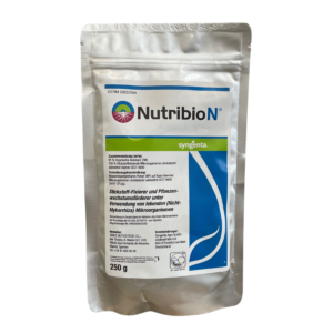 Nutribio N im wiederverschließbaren 250g Beutel, Biostimulanz zur natürlichen Stickstoffversorgung über Blatt und Wurzel, einsetzbar im Frühjahr und Herbst