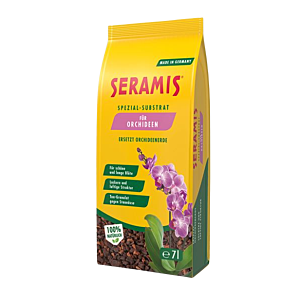 7l Beutel Seramis Spezial-Substrat für Orchideen, ersetzt Orchideenerde, für eine schöne und lange Blüte, 100% natürlich