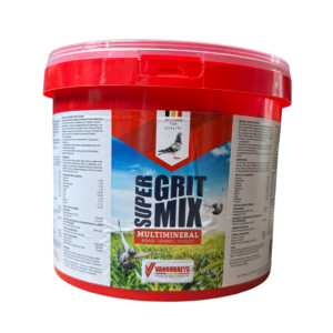 Vanrobaeys Super Grit Mix 5 kg – Mineralfuttermittel für Brieftauben im Eimer