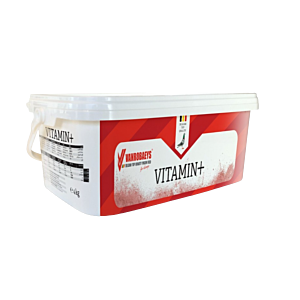 Vanrobaeys Vitamin + , Pulver, im eckigen Eimer, für eine Stärkung des Immunsystems, gute Aufzucht von Jungtauben